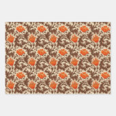William Morris Anemone, Rust, Gold, Black Geschenkpapier Set (Vorderseite)