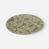 William Morris-Anemonen-Muster Pappteller (Schrägansicht)