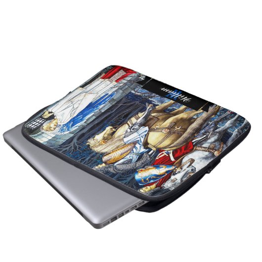 William Morris Angel Art Electronics Bag Laptopschutzhülle (Vorne Knopf)