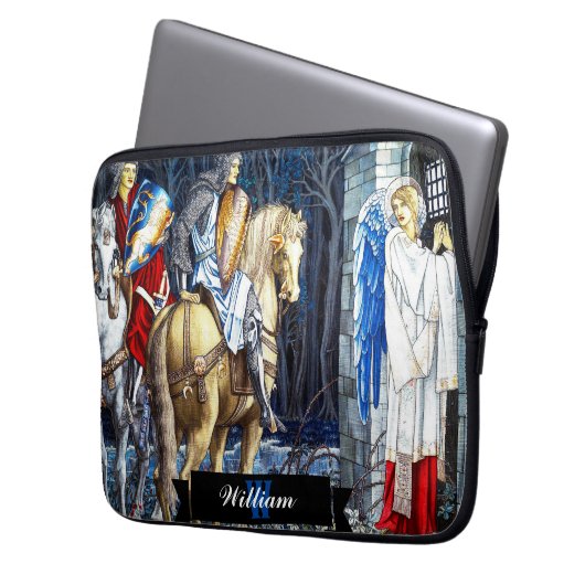 William Morris Angel Art Electronics Bag Laptopschutzhülle (Vorderseite Links)