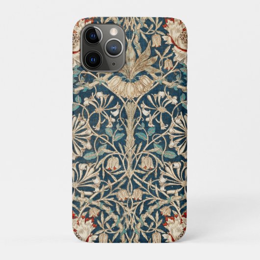 William Morris Antike Geißblatt-Blumen Case-Mate iPhone Hülle (Rückseite)