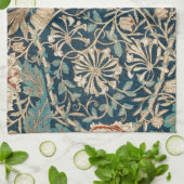 William Morris Antike Geißblatt Blumen Geschirrtuch (Gefaltet)