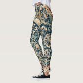 William Morris Antike Geißblatt-Blumen Leggings (Links)