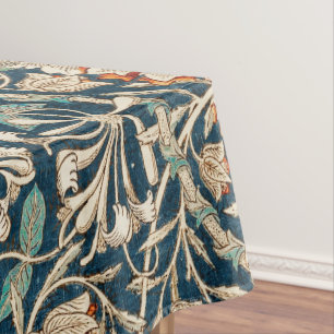 William Morris Antike Geißblatt-Blumen Tischdecke