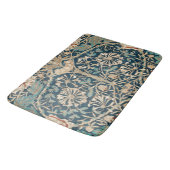 William Morris Antike Geißblatt Blumenmuster Badematte (Schrägansicht)