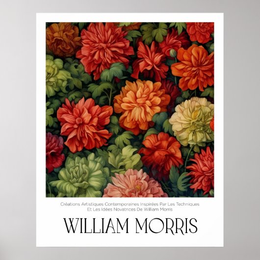 William Morris Antike Muster Poster (Vorne)