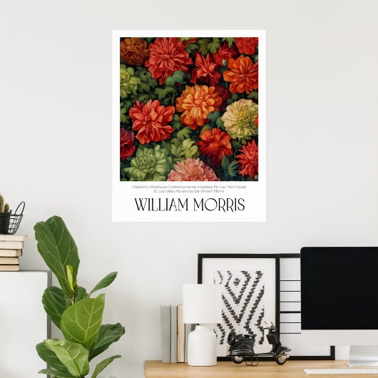 William Morris Antike Muster Poster (Heimbüro)