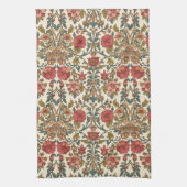 William Morris Antike rosa Rosen Blumenmuster Geschirrtuch (Vertikal)