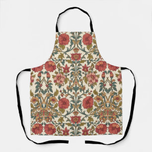William Morris Antike rosa Rosen Blumenmuster Schürze
