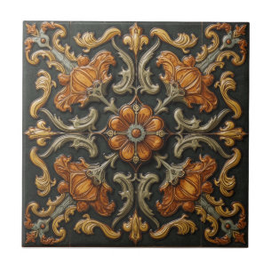 William Morris Antikes Geißblatt-Blumenmuster Fliese