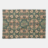 William Morris Antikes Geißblatt-Blumenmuster Geschirrtuch (Horizontal)