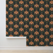 William Morris Antikes Geißblatt-Blumenmuster