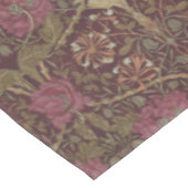 William Morris Antikes Geißblatt-Blumenmuster Tischdecke (Schrägansicht)