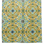 William Morris Antique 1873 Muster für Wein und Bl Duschvorhang (Vorderseite)