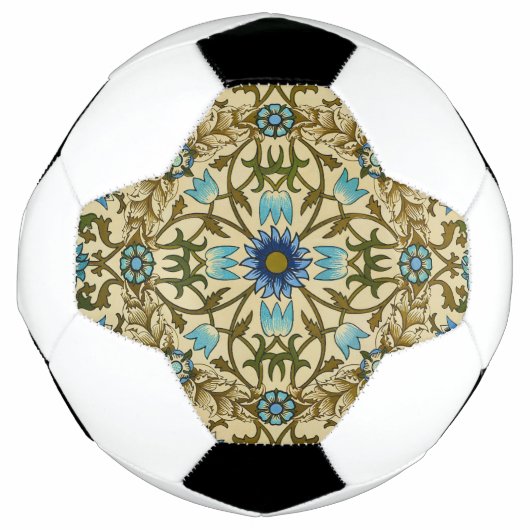 William Morris - Antique 1873 Vine & Blume Muster Fußball (Vorderseite)