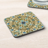 William Morris - Antique 1873 Vine & Blume Muster Getränkeuntersetzer (Linke Seite)
