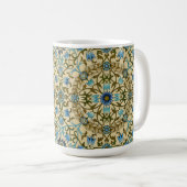 William Morris - Antique 1873 Vine & Blume Muster Kaffeetasse (VorderseiteRechts)