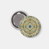 William Morris - Antique 1873 Vine & Blume Muster Magnet (Vorderseite/Rückseite)