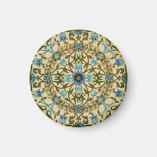 William Morris - Antique 1873 Vine & Blume Muster Magnet