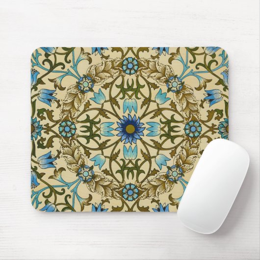 William Morris - Antique 1873 Vine & Blume Muster Mousepad (Mit Mouse)