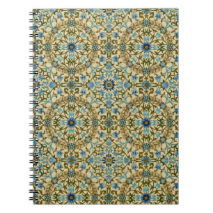 William Morris - Antique 1873 Vine & Blume Muster Notizblock