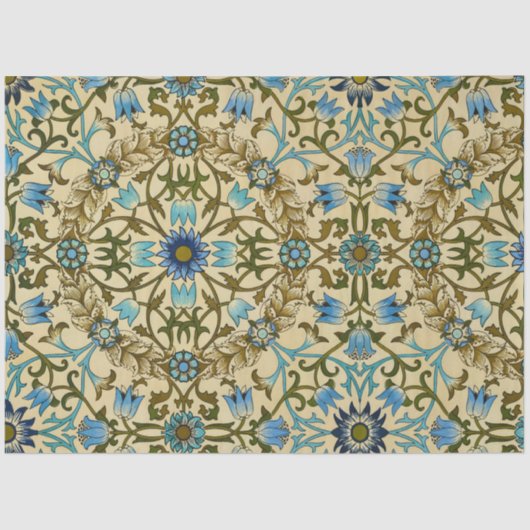William Morris - Antique 1873 Vine & Blume Muster Seidenpapier (Vorderseite)