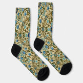 William Morris - Antique 1873 Vine & Blume Muster Socken (Rechts)