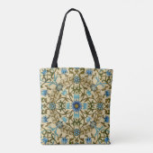 William Morris - Antique 1873 Vine & Blume Muster Tasche (Rückseite)