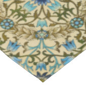 William Morris - Antique 1873 Vine & Blume Muster Tischdecke (Schrägansicht)