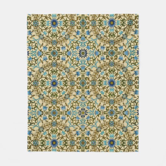 William Morris Antique 1873 Vine & Floral Pattern Fleecedecke (Vorderseite)