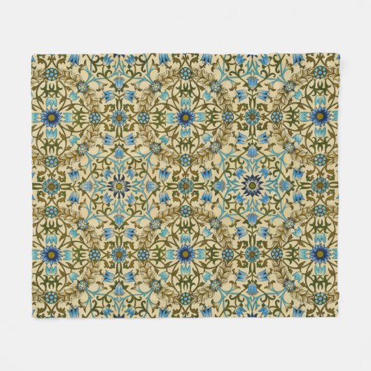 William Morris Antique 1873 Vine & Floral Pattern Fleecedecke (Vorderseite (Horizontal))