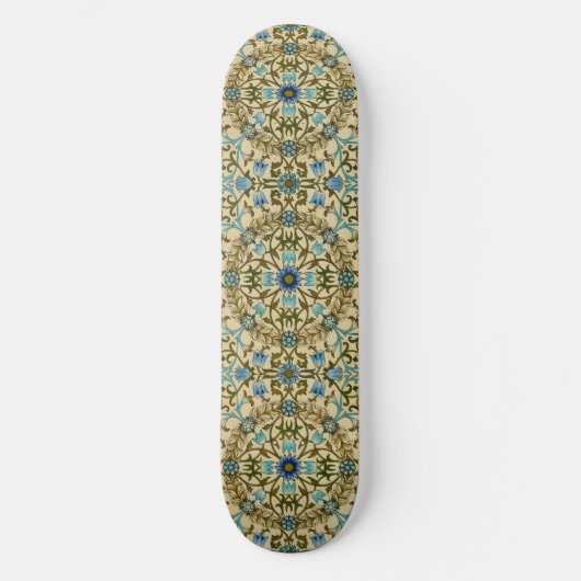 William Morris Antique 1873 Vine & Floral Pattern Skateboard (Vorderseite)