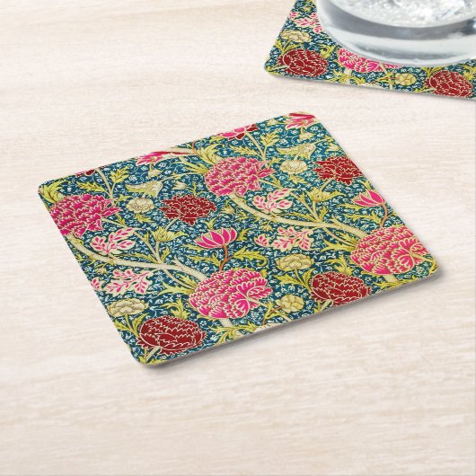 William Morris, Antique Cray Design Rechteckiger Pappuntersetzer (angewinkelt)