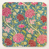 William Morris, Antique Cray Design Rechteckiger Pappuntersetzer (Vorderseite)