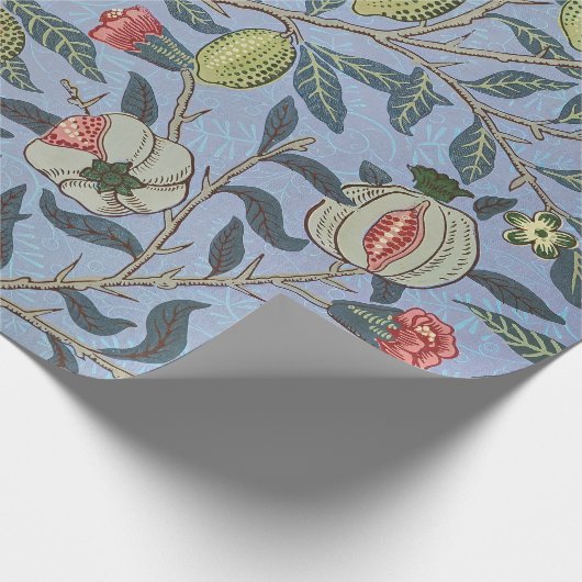 William Morris - Antique Frucht oder Pomegrana Mus Geschenkpapier (Ecke)
