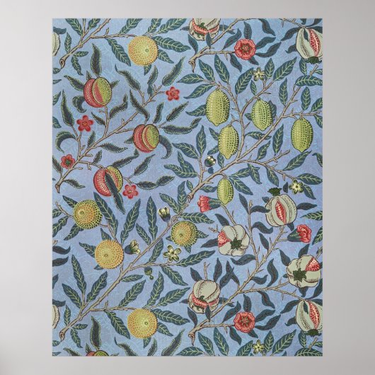 William Morris - Antique Frucht oder Pomegrana Mus Poster (Vorne)
