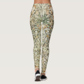 William Morris Antique Honeysuckle Floral Classic Leggings (Rückseite)