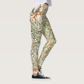 William Morris Antique Honeysuckle Floral Classic Leggings (Rechts)