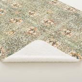 William Morris Antique Honeysuckle Floral Classic Sherpadecke (3/4)