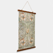 William Morris Antique Honeysuckle Floral Classic Wandteppich Mit Holzrahmen (Gewinkelt)