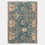William Morris Antique Honeysuckle Floral Decke (Vorderseite Vertikal)