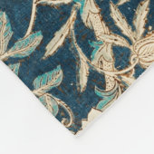 William Morris Antique Honeysuckle Floral Fleecedecke (Ecke)