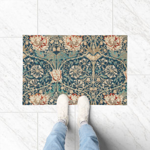 William Morris Antique Honeysuckle Floral Fußmatte