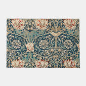 William Morris Antique Honeysuckle Floral Fußmatte (Vorderseite)