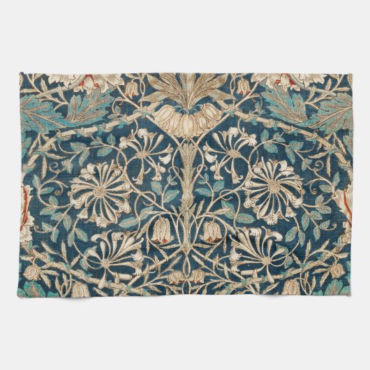 William Morris Antique Honeysuckle Floral Geschirrtuch (Horizontal)