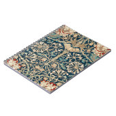 William Morris Antique Honeysuckle Floral Notizblock (Linke Seite)