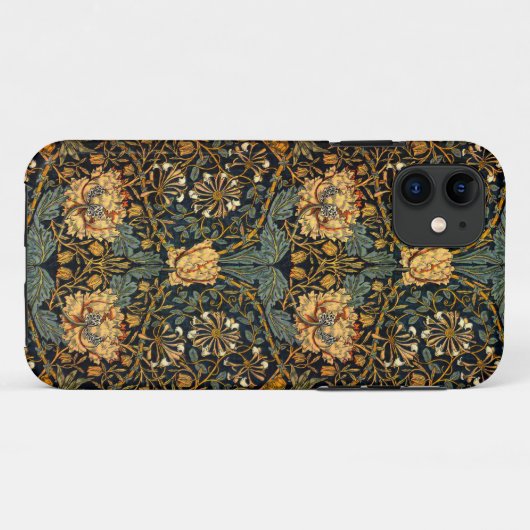 William Morris Antique Honeysuckle Floral Pattern Case-Mate iPhone Hülle (Rückseite (Horizontal))