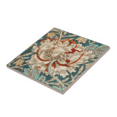 William Morris Antique Honeysuckle Floral Pattern Fliese (Seite)