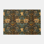 William Morris Antique Honeysuckle Floral Pattern Fußmatte (Vorderseite)