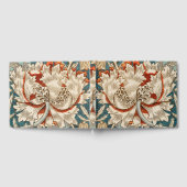 William Morris Antique Honeysuckle Floral Pattern Gästebuch (Voll)